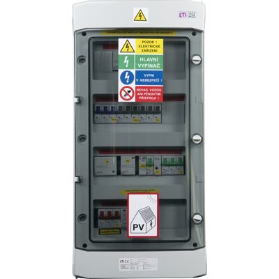 Rozvodnice AC prohybridní měniče ETI RPO-H32-SM IP 65 pro GoodWe/Growatt/Solax Rozvodnice AC prohybridní měniče ETI RPO-H32-SM IP 65 pro GoodWe/Growatt/Solax