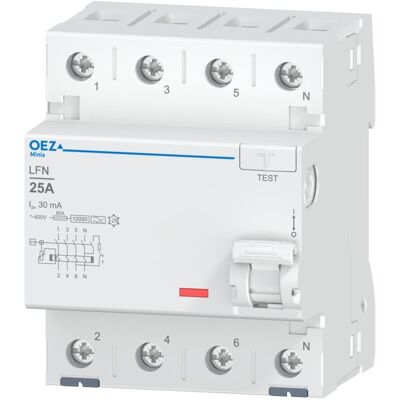 Chránič proudový OEZ LFN-25-4-030A Chránič proudový OEZ LFN-25-4-030A