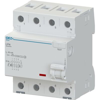 Chránič proudový OEZ LFN-25-4-030AC Chránič proudový OEZ LFN-25-4-030AC