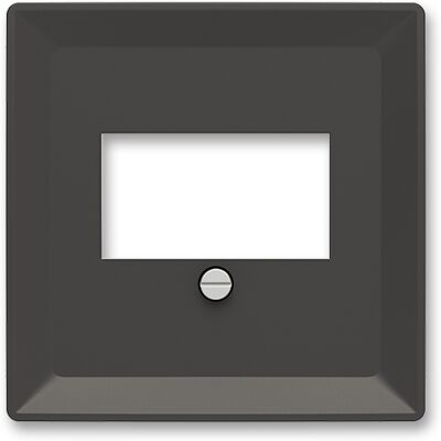 Kryt zásuvka komunikační/reproduktorová ABB Zoni matná černá Kryt zásuvka komunikační/reproduktorová ABB Zoni matná černá