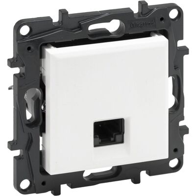 Zásuvka datová Legrand Niloé Step CAT5e 1× RJ45 bílá Zásuvka datová Legrand Niloé Step CAT5e 1× RJ45 bílá