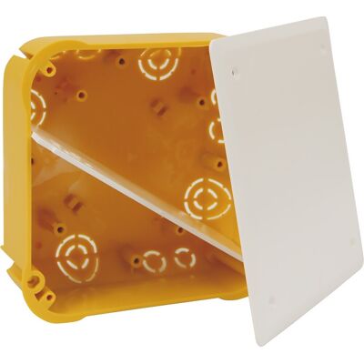 KOPOS KO 110/LNA - Skříňka pro skrytý montáž do zdi - Žlutá - 115x115 mm - Elektrické KOPOS KO 110/LNA - Skříňka pro skrytý montáž do zdi - Žlutá - 115x115 mm - Elektrické