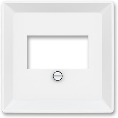 Kryt zásuvka komunikační/reproduktorová ABB Zoni matná bílá Kryt zásuvka komunikační/reproduktorová ABB Zoni matná bílá