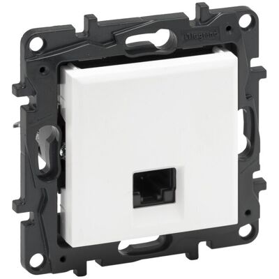 Zásuvka datová Legrand Niloé Step 1× RJ45 bílá Zásuvka datová Legrand Niloé Step 1× RJ45 bílá