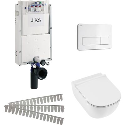 Set 5v1 pro závěsné WC Jika H8697130000001 WC Mio-N Rimless Set 5v1 pro závěsné WC Jika H8697130000001 WC Mio-N Rimless