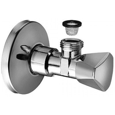 Ventil rohový Schell Sanland 1/2"×3/8" se sítkem Ventil rohový Schell Sanland 1/2"×3/8" se sítkem