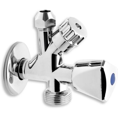 Ventil kombinovaný Novaservis CF5104 1/2"×3/4"×3/8" se zpětnou klapkou Ventil kombinovaný Novaservis CF5104 1/2"×3/4"×3/8" se zpětnou klapkou
