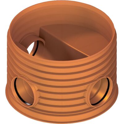Dno šachtové Pipelife DN 600 2× DN 150 0 °-180 ° Dno šachtové Pipelife DN 600 2× DN 150 0 °-180 °