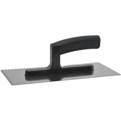Hladítko nerezové zubové DEK HN10 PR 130×270 mm zuby 4 mm Hladítko nerezové zubové DEK HN10 PR 130×270 mm zuby 4 mm