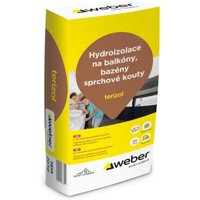 Hmota hydroizolační weber terizol 20 kg Hmota hydroizolační weber terizol 20 kg