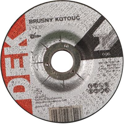 Kotouč brusný DEK PROFI 125×22,23 mm Kotouč brusný DEK PROFI 125×22,23 mm