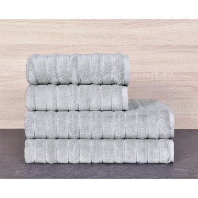 forbyt Ručník nebo osuška, Mikrobavlna Deluxe, šedá 70 x 140 cm forbyt Ručník nebo osuška, Mikrobavlna Deluxe, šedá 70 x 140 cm