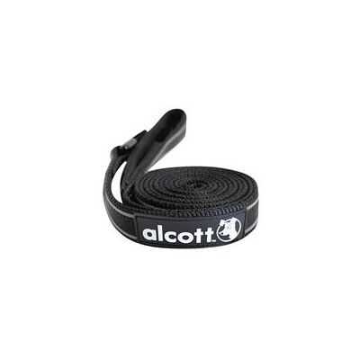 Alcott Reflexní vodítko pro psy, černé velikost M Alcott Reflexní vodítko pro psy, černé velikost M
