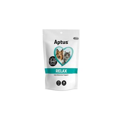 Aptus Relax - Doplňkové krmivo pro domácí zvířata - Podporuje zvládání stresu u psů a koček Aptus Relax - Doplňkové krmivo pro domácí zvířata - Podporuje zvládání stresu u psů a koček