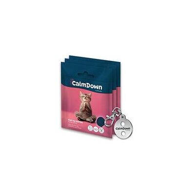 Kruuse Jorgen A/S CalmDown Cat Tag Kit KRUUSE Kit - kovový přívěsek+3knoflíky Kruuse Jorgen A/S CalmDown Cat Tag Kit KRUUSE Kit - kovový přívěsek+3knoflíky