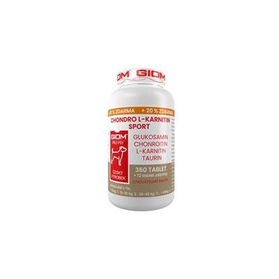 Giom pes Chondro L-karnitin SPORT 360 tbl+25% zdarma Giom pes Chondro L-karnitin SPORT 360 tbl+25% zdarma