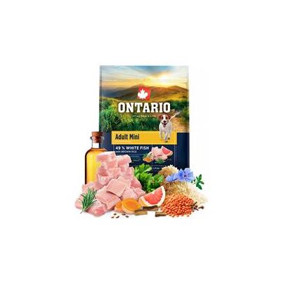 Plaček Group Ontario Adult Mini Fish & Brown Rice 6,5kg Plaček Group Ontario Adult Mini Fish & Brown Rice 6,5kg