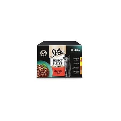 Sheba kapsa Šťavnatý výběr ve šťávě 12x85g Sheba kapsa Šťavnatý výběr ve šťávě 12x85g