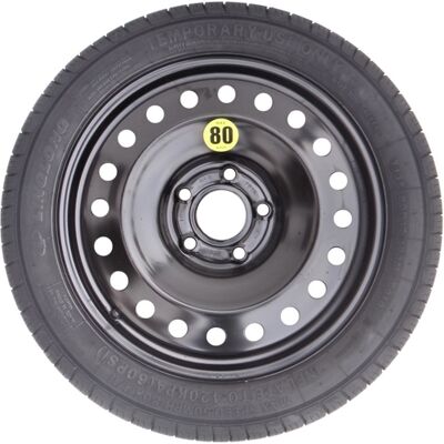 Sada - Dojezdové kolo CHEVROLET ORLANDO I R17 5x115x70,3 + gola klíč + hever + obal na hever Sada - Dojezdové kolo CHEVROLET ORLANDO I R17 5x115x70,3 + gola klíč + hever + obal na hever