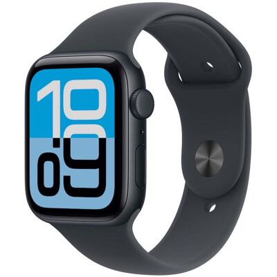 Apple Watch SE 3 GPS + Cellular 44mm temně inkoustové hliníkové pouzdro s temně inkoustovým sportovním řemínkem - M/L Apple Watch SE 3 GPS + Cellular 44mm temně inkoustové hliníkové pouzdro s temně inkoustovým sportovním řemínkem - M/L