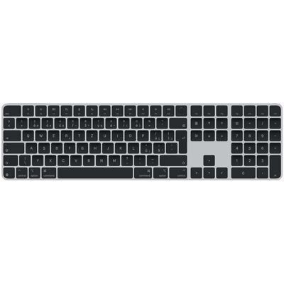 Magic Keyboard s Touch ID a číselnou klávesnicí pro Macy s čipem Apple – český – černé klávesy Magic Keyboard s Touch ID a číselnou klávesnicí pro Macy s čipem Apple – český – černé klávesy