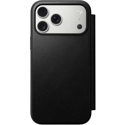 Kryt pro iPhone 17 Pro Max Nomad Modern Leather Folio - černý Kryt pro iPhone 17 Pro Max Nomad Modern Leather Folio - černý