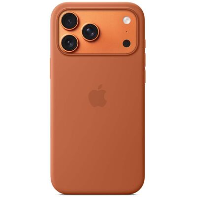 Silikonový kryt na iPhone 17 Pro Max Apple s MagSafe - terakotový Silikonový kryt na iPhone 17 Pro Max Apple s MagSafe - terakotový