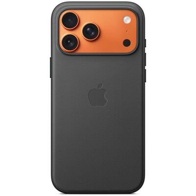 Kryt na iPhone 17 Pro Max z tkaniny TechWoven Apple s MagSafe - černý Kryt na iPhone 17 Pro Max z tkaniny TechWoven Apple s MagSafe - černý
