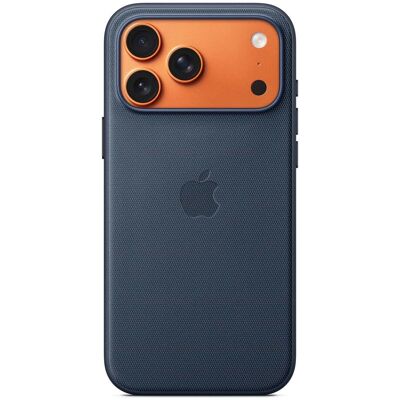 Kryt na iPhone 17 Pro Max z tkaniny TechWoven Apple s MagSafe - modrý Kryt na iPhone 17 Pro Max z tkaniny TechWoven Apple s MagSafe - modrý