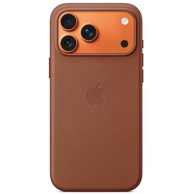 Kryt na iPhone 17 Pro Max z tkaniny TechWoven Apple s MagSafe - siensky hnědý Kryt na iPhone 17 Pro Max z tkaniny TechWoven Apple s MagSafe - siensky hnědý