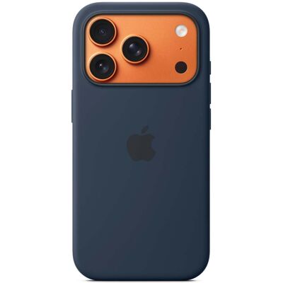 Silikonový kryt na iPhone 17 Pro Apple s MagSafe - temně inkoustový Silikonový kryt na iPhone 17 Pro Apple s MagSafe - temně inkoustový