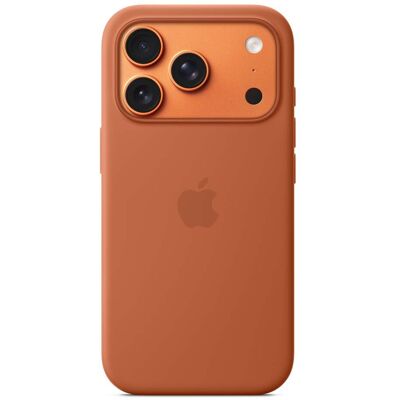 Silikonový kryt na iPhone 17 Pro Apple s MagSafe - terakotový Silikonový kryt na iPhone 17 Pro Apple s MagSafe - terakotový