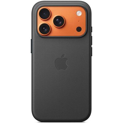 Kryt na iPhone 17 Pro z tkaniny TechWoven Apple s MagSafe - černý Kryt na iPhone 17 Pro z tkaniny TechWoven Apple s MagSafe - černý