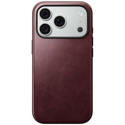 Kožený kryt pro iPhone 18 Pro/17 Pro Nomad Modern Leather Case Horween - burgundy (vínová) Kožený kryt pro iPhone 18 Pro/17 Pro Nomad Modern Leather Case Horween - burgundy (vínová)