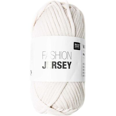 Rico design háčkovací šňůra Fashion Jersey odstín 001 bílá - 3 ks Rico design háčkovací šňůra Fashion Jersey odstín 001 bílá - 3 ks