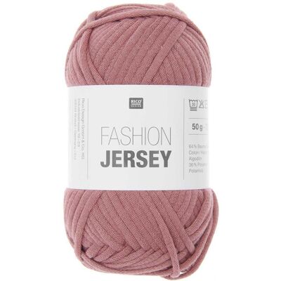 Rico design háčkovací šňůra Fashion Jersey odstín 024 starorůžová - 3 ks Rico design háčkovací šňůra Fashion Jersey odstín 024 starorůžová - 3 ks