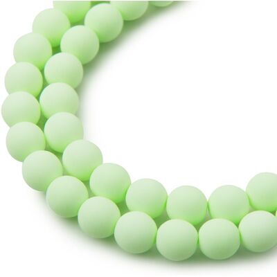 Estrela České mačkané korálky Estrela BONDELI 8 mm soft lime - 220 ks Estrela České mačkané korálky Estrela BONDELI 8 mm soft lime - 220 ks