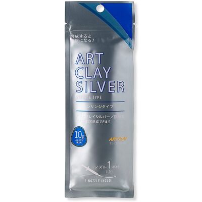 ART Clay Silver stříbrná modelovací hlína ve stříkačce s hrotem 10g - 1 ks ART Clay Silver stříbrná modelovací hlína ve stříkačce s hrotem 10g - 1 ks