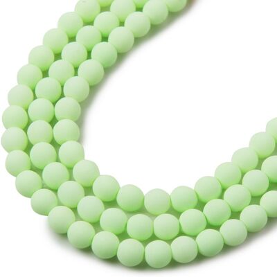 Estrela České mačkané korálky Estrela BONDELI 4 mm soft lime - 450 ks Estrela České mačkané korálky Estrela BONDELI 4 mm soft lime - 450 ks