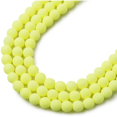 Estrela České mačkané korálky Estrela BONDELI 4 mm soft yellow - 450 ks Estrela České mačkané korálky Estrela BONDELI 4 mm soft yellow - 450 ks