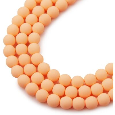 Estrela České mačkané korálky Estrela BONDELI 6 mm soft orange - 300 ks Estrela České mačkané korálky Estrela BONDELI 6 mm soft orange - 300 ks