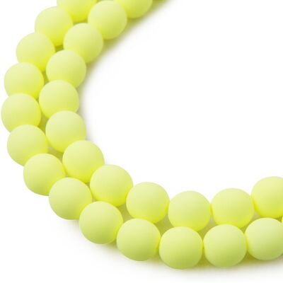 Estrela České mačkané korálky Estrela BONDELI 8 mm soft yellow - 220 ks Estrela České mačkané korálky Estrela BONDELI 8 mm soft yellow - 220 ks