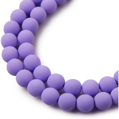 Estrela České mačkané korálky Estrela BONDELI 8 mm soft violet - 220 ks Estrela České mačkané korálky Estrela BONDELI 8 mm soft violet - 220 ks