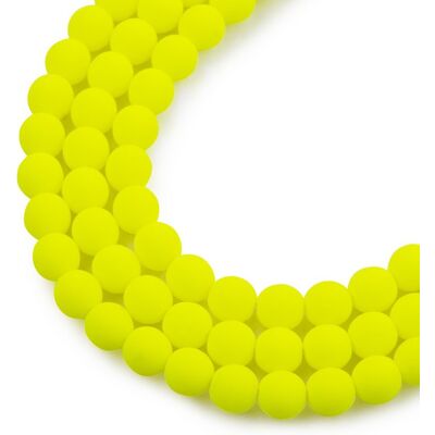 Estrela České mačkané korálky Estrela NEON 6 mm žluté - 300 ks Estrela České mačkané korálky Estrela NEON 6 mm žluté - 300 ks