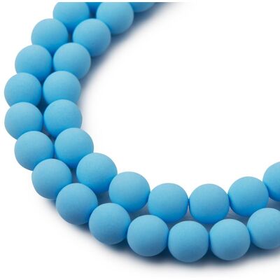 Estrela České mačkané korálky Estrela BONDELI 8 mm soft blue - 220 ks Estrela České mačkané korálky Estrela BONDELI 8 mm soft blue - 220 ks