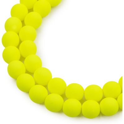 Estrela České mačkané korálky Estrela NEON 8 mm žluté - 220 ks Estrela České mačkané korálky Estrela NEON 8 mm žluté - 220 ks