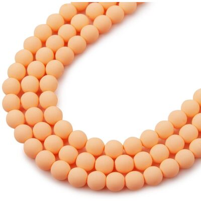Estrela České mačkané korálky Estrela BONDELI 4 mm soft orange - 450 ks Estrela České mačkané korálky Estrela BONDELI 4 mm soft orange - 450 ks