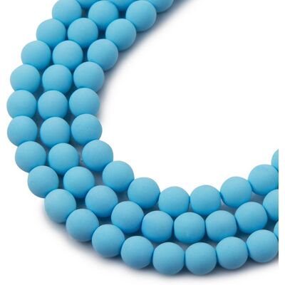 Estrela České mačkané korálky Estrela BONDELI 6 mm soft blue - 300 ks Estrela České mačkané korálky Estrela BONDELI 6 mm soft blue - 300 ks
