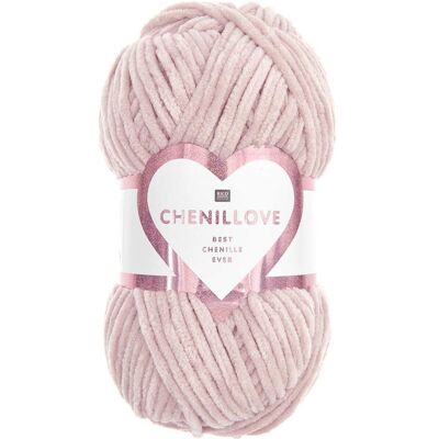 Rico Design Žinylková příze Chenillove odstín 005 růžová - 3 ks Rico Design Žinylková příze Chenillove odstín 005 růžová - 3 ks
