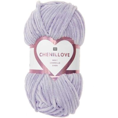 Rico Design Žinylková příze Chenillove odstín 007 lila - 3 ks Rico Design Žinylková příze Chenillove odstín 007 lila - 3 ks